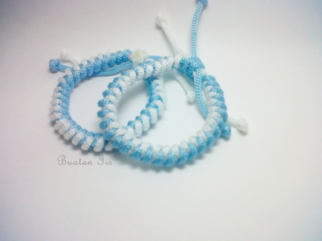 Snake Knot Bracelet dari Tali Kur  Buatan Iis